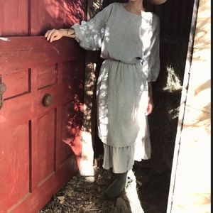 Linen Cottagecore Prairie Blouse